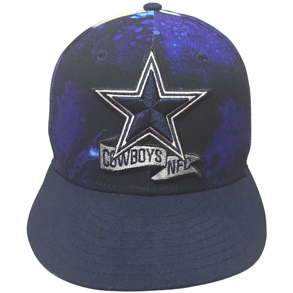 New Era 9FIFTY Dallas Cowboys Hat Mens Blue White Galaxy Tie Dye Snapback Cap